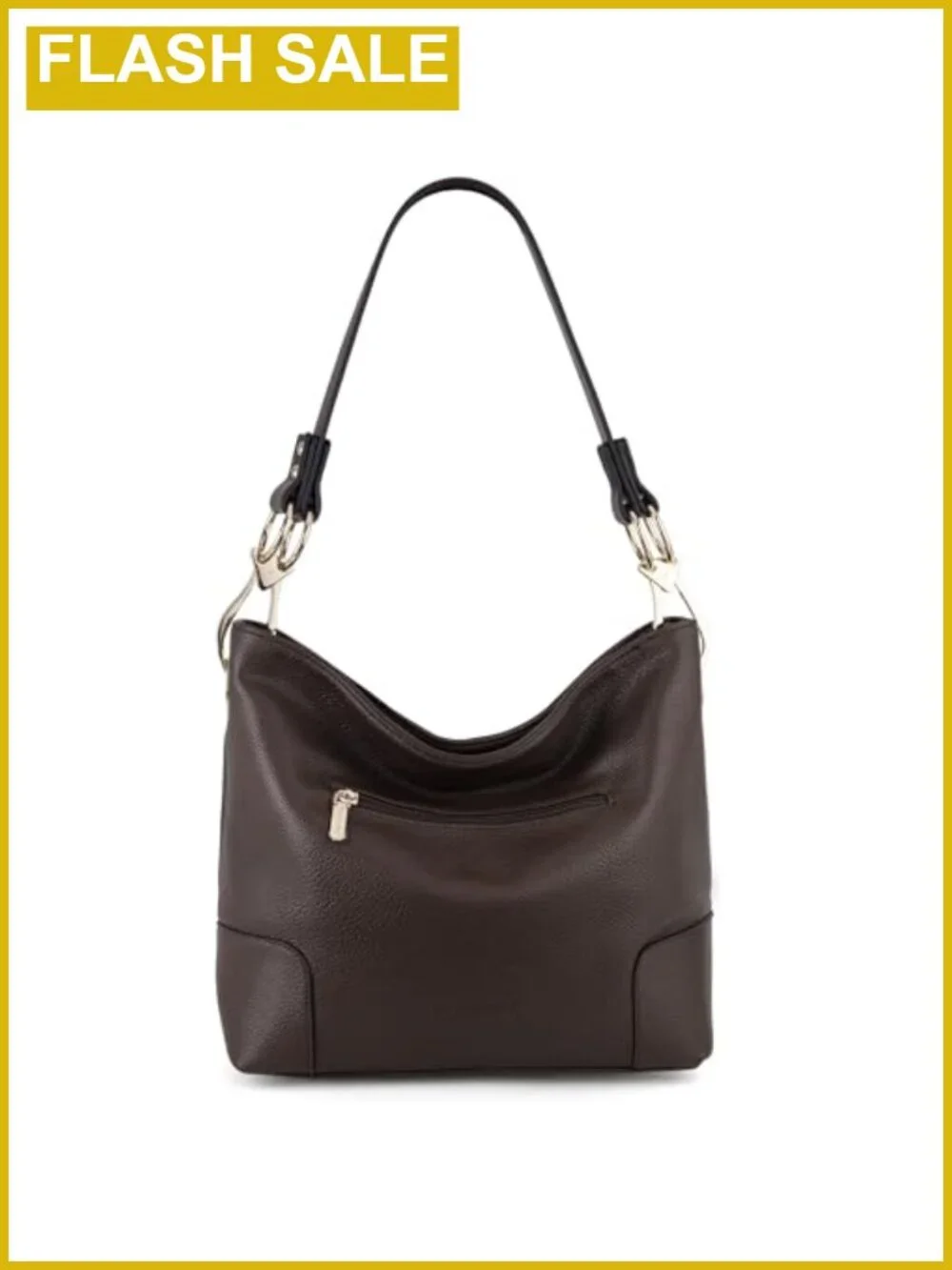 Faux Leather Hobo Bag for Women Shoulder Purse Satchel Wide Handle Slouchy Top